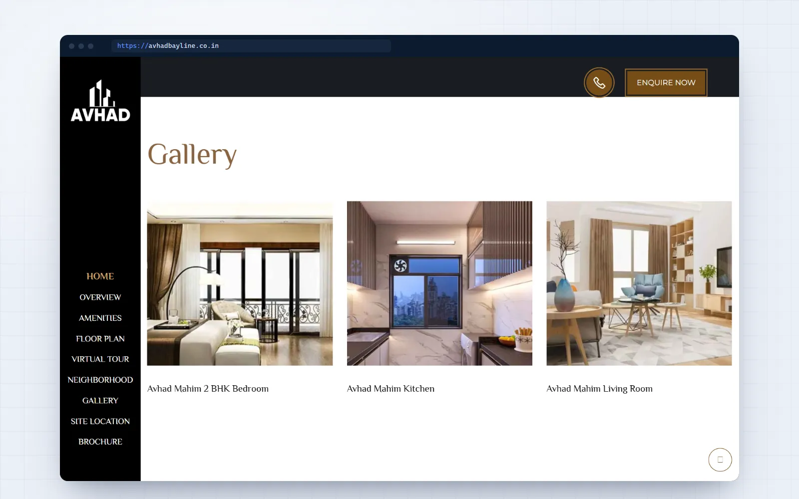 Avhad Bayline — screen 2 of 3, shown on desktop and mobile