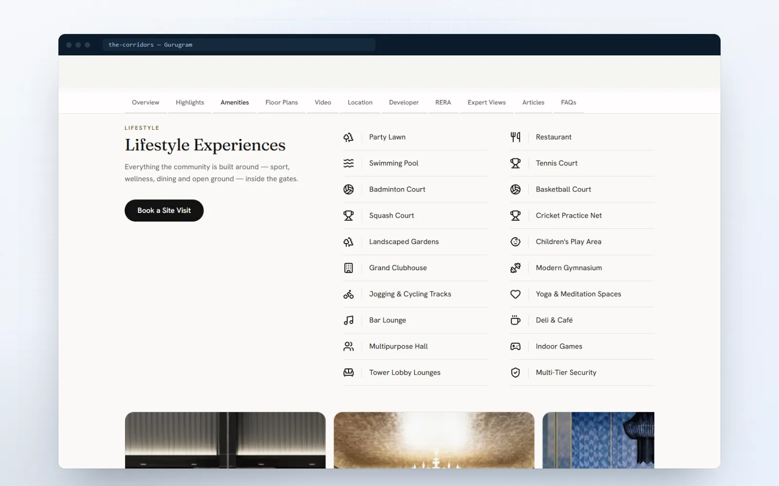 The Corridors — screen 2 of 3, shown on desktop and mobile