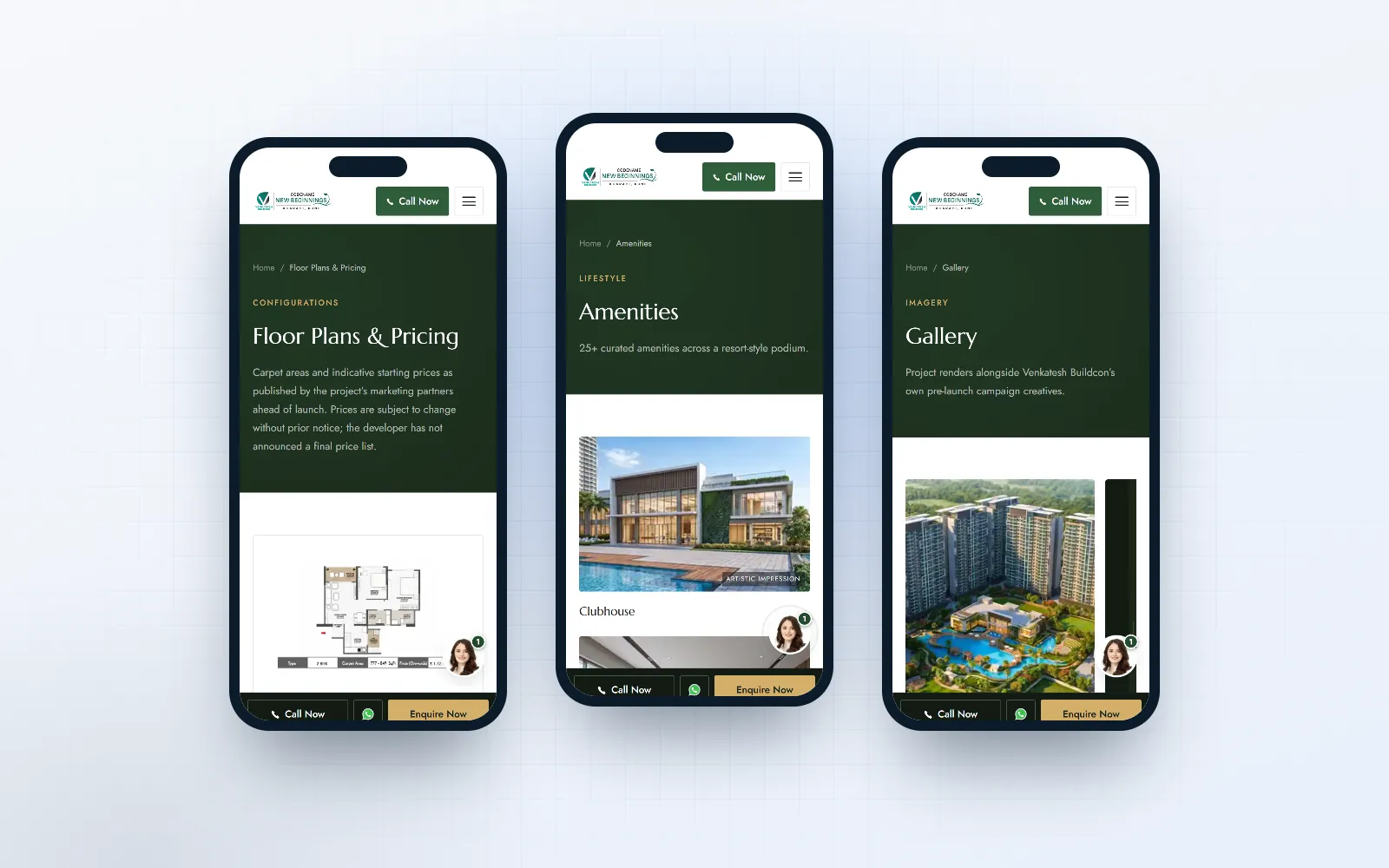 Codename New Beginnings — screen 3 of 3, shown on desktop and mobile