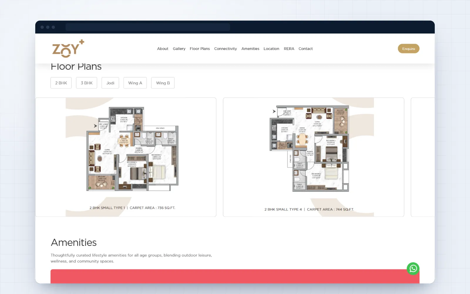 ZOY+ — screen 2 of 3, shown on desktop and mobile